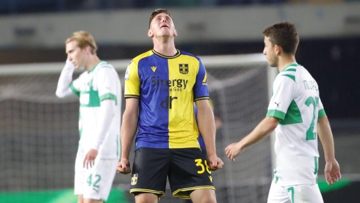 Gaich esulta dopo il gol