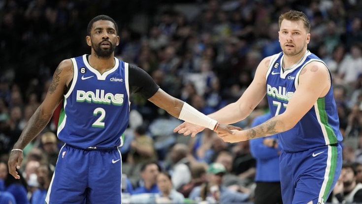 Kyrie Irving e Luka Doncic