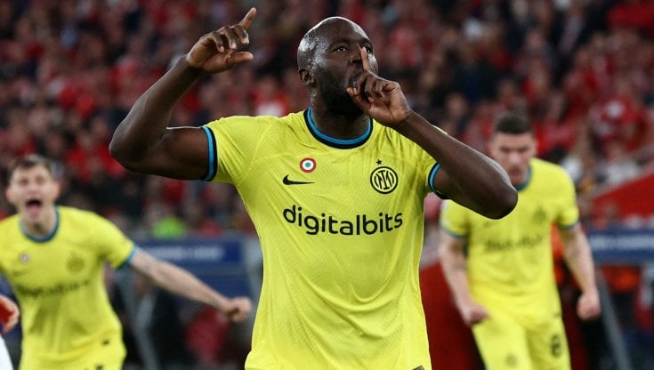 Romelu Lukaku dopo il gol dello 0-2