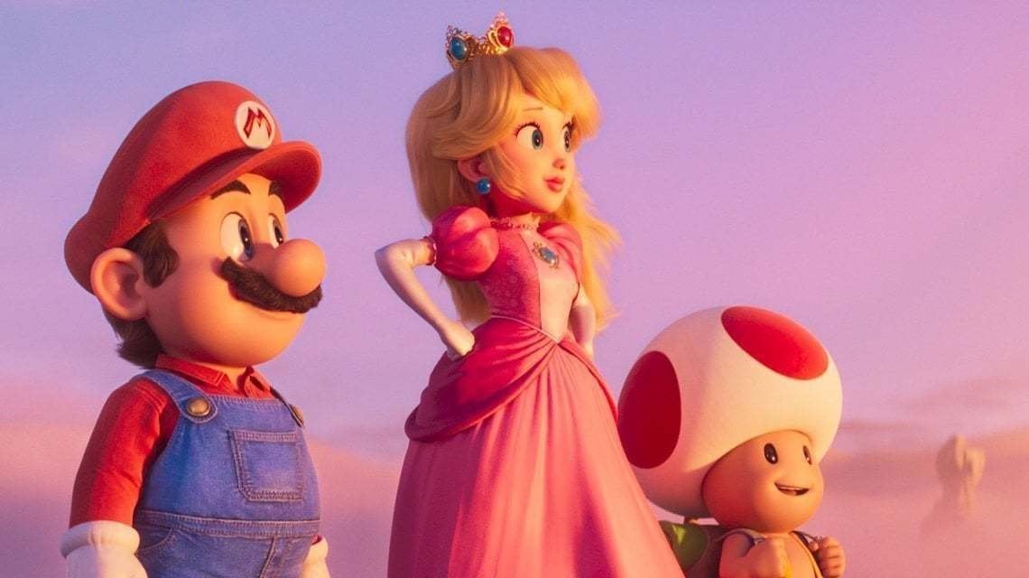 "Super Mario Bros.", un momento del film