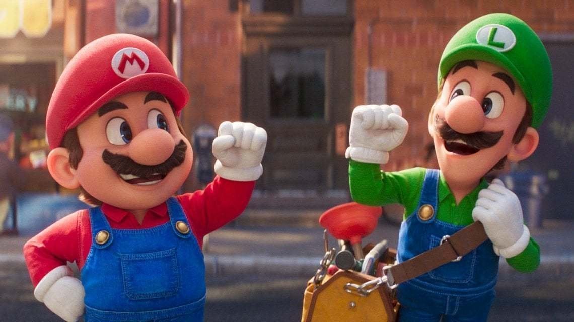 "Super Mario Bros.", un momento del film