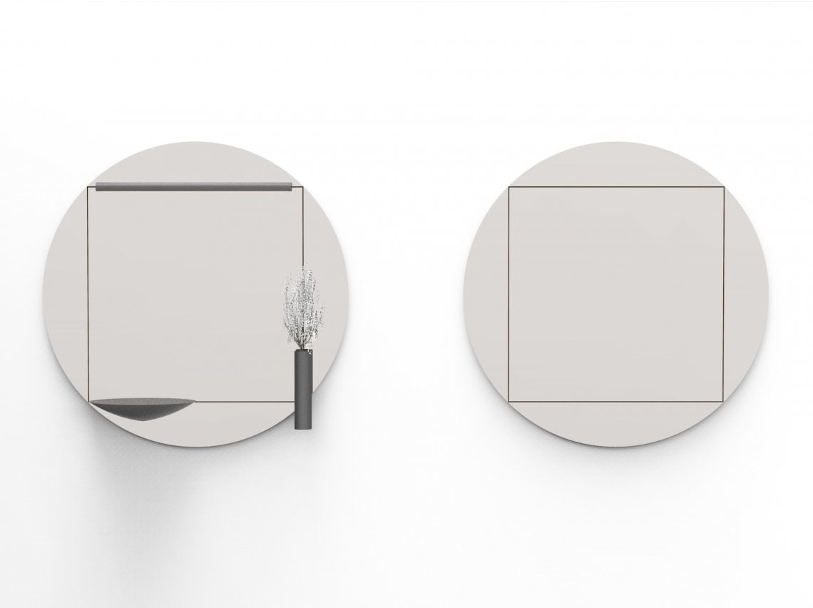 Lo speccchio Paradigma di Living Divani
