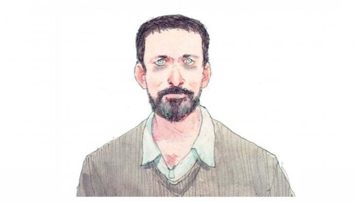 Michele Serra visto da Gipi