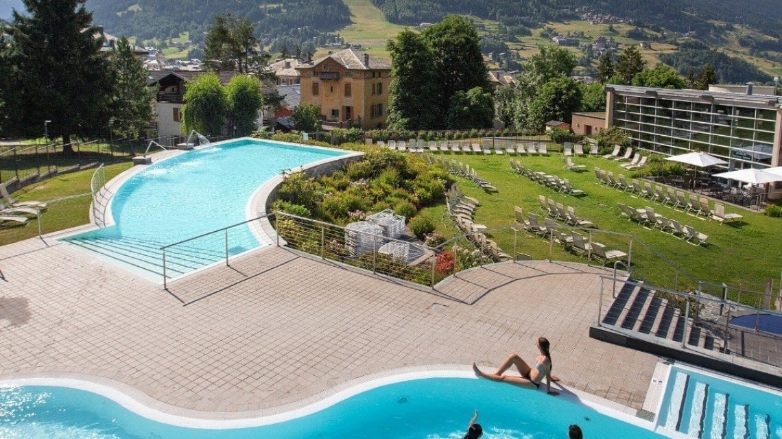 L'area wellness di Bormio Terme