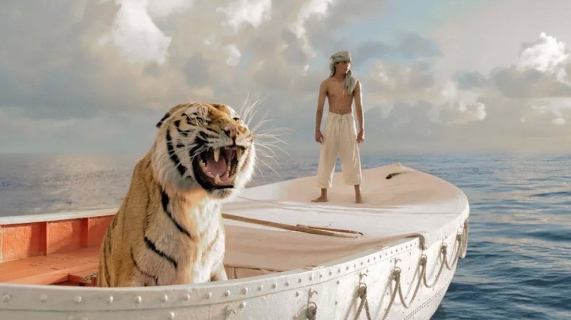 Suraj Sharma nel film 'Vita di Pi' (2012) di Ang Lee 