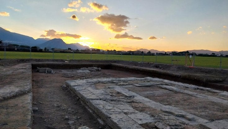 L'area del tempio greco delle nuove scoperte&nbsp;