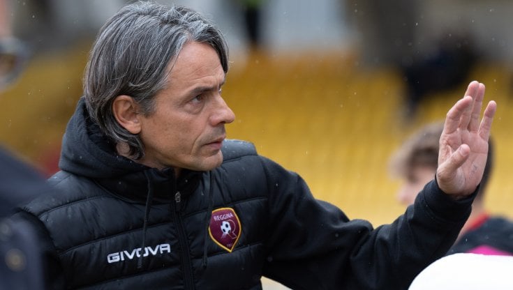 Filippo Inzaghi, 49 anni, sulla panchina della Reggina dal 2022