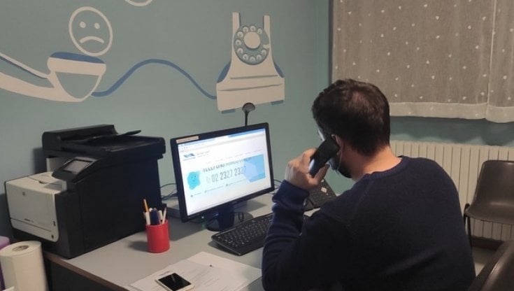 Uno dei cinquecento&nbsp; volontari&nbsp;delle venti sedi &nbsp;di Telefono Amico