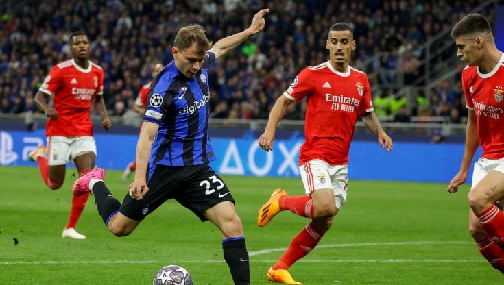 Barella al tiro