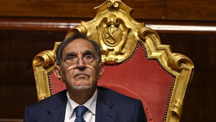 Il presidente del Senato, Ignazio La Russa