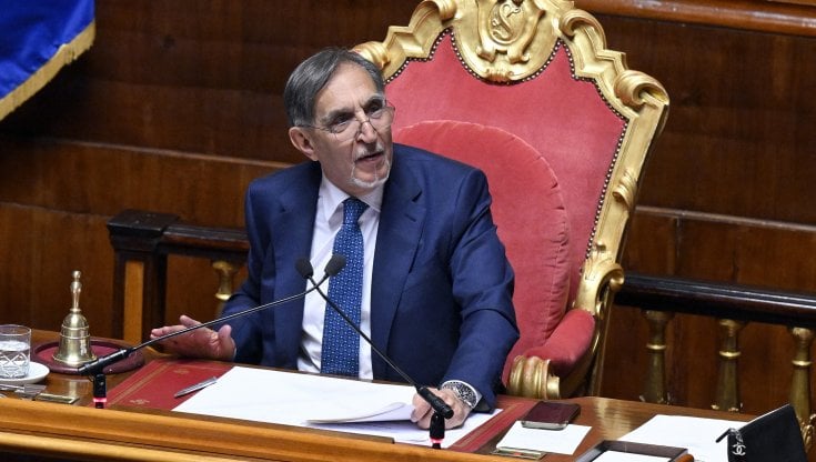 Ignazio La Russa, presidente del Senato