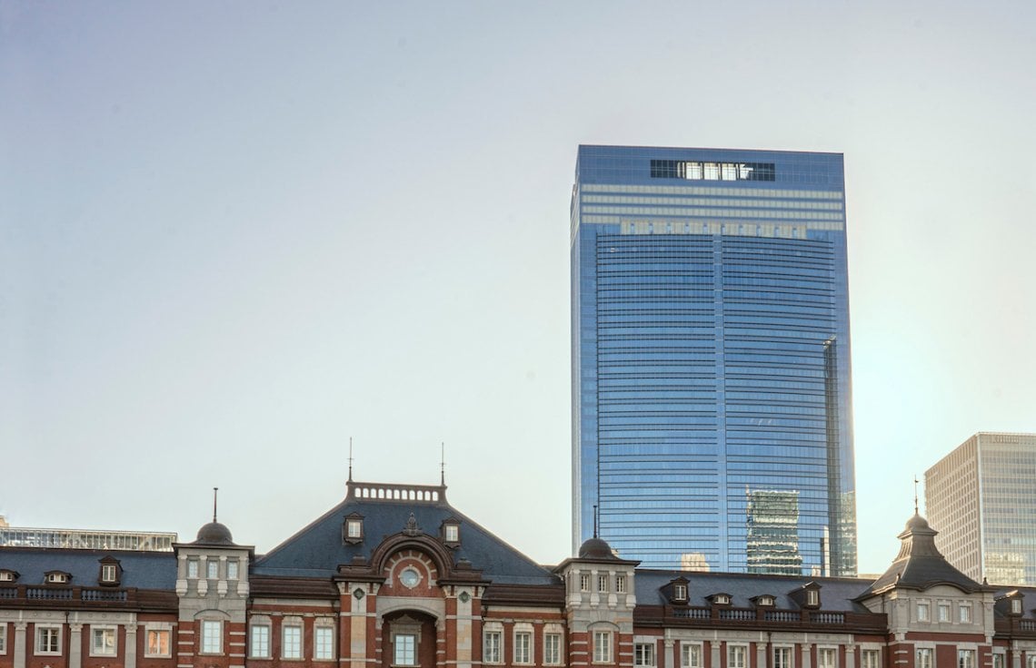Il grattacielo Tokyo Midtown Yaesu: il Bulgari Hotel occupa dal quarantesimo al quarantacinquesimo piano
