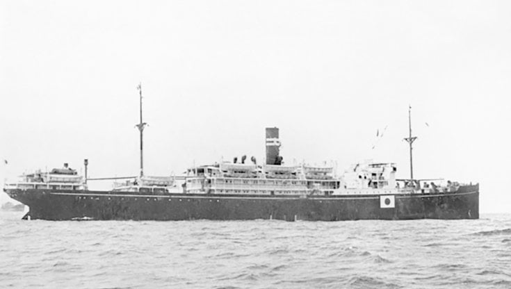 La Montevideo Maru, foto del 1941