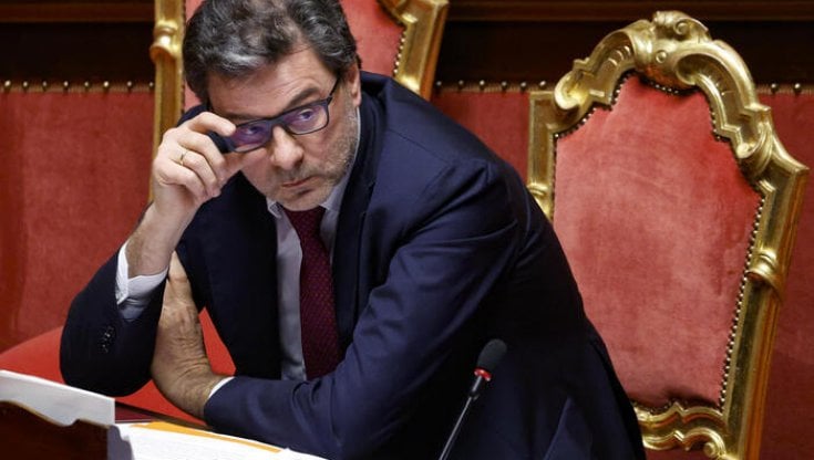 Il ministro dell'Economia Giancarlo Giorgetti