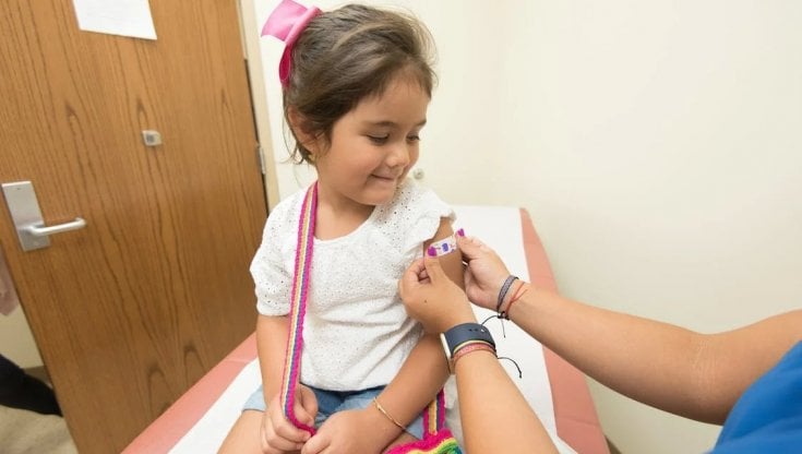 Una vaccinazione in una foto d'archivio