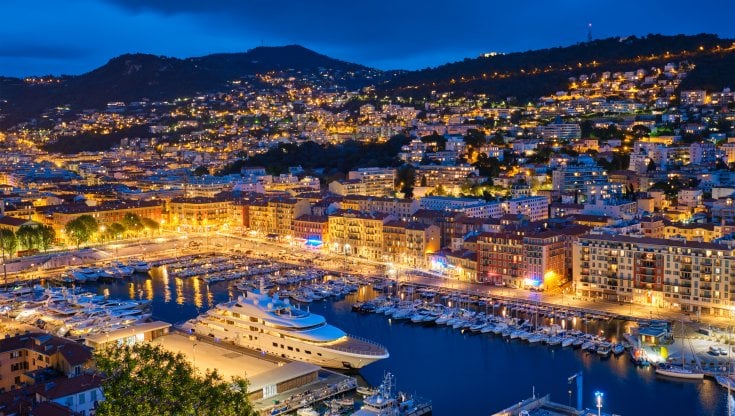 Veduta del Vecchio Porto di Nizza