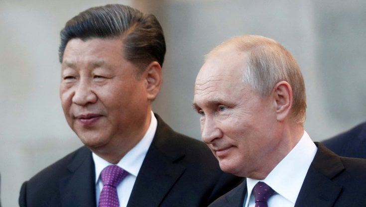 Xi Jin Ping con Vladimir Putin