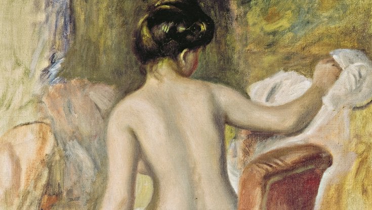 Pierre-Auguste Renoir, Nu au fauteuil, 1900, da Kunsthaus, Zurigo