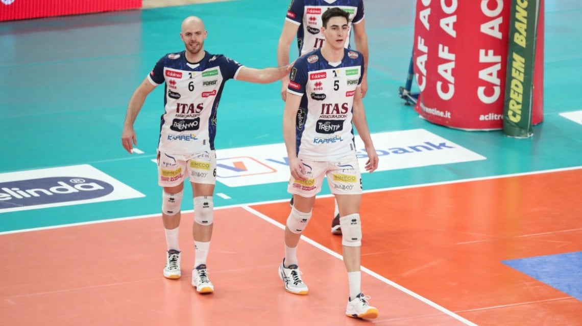 Riccardo Sbertoli e Alessandro Michieletto (facebook Trentino Volley Srl)