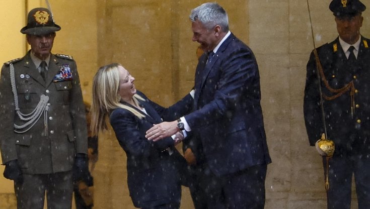 Giorgia Meloni e Karl Nehammer