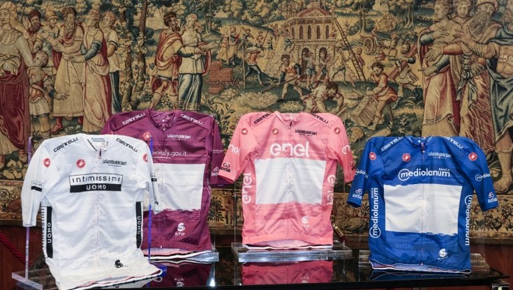 Le quattro maglie del Giro d'Italia