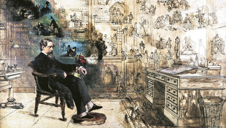 Robert William Buss, Il sogno di Dickens (Charles Dickens Museum, Londra)&nbsp;