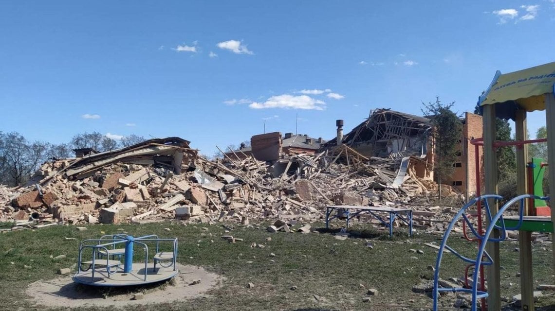 Edifici distrutti a Cherniv