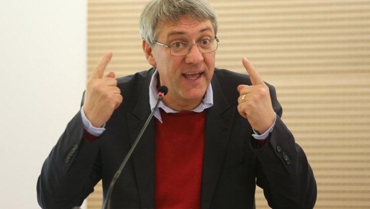 Il leader della Cgil, Maurizio Landini