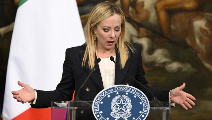 La premier Giorgia Meloni