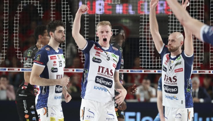 Lavia, D'Heer e Kaziyski (foto trentinovolley.it)