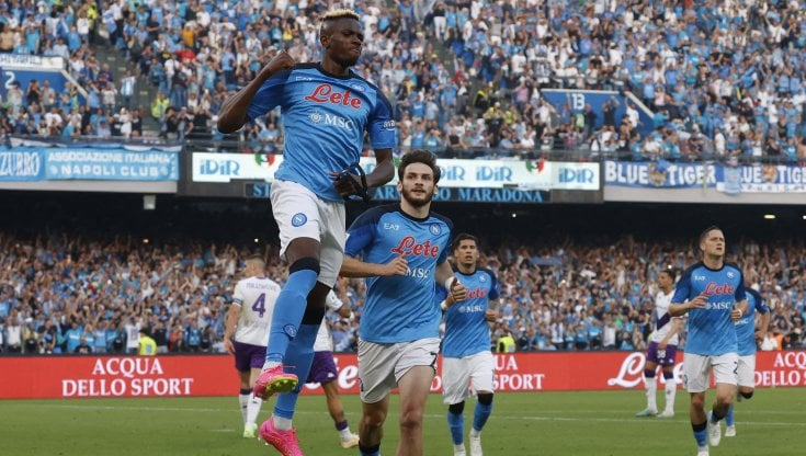 La gioia di Osimhen