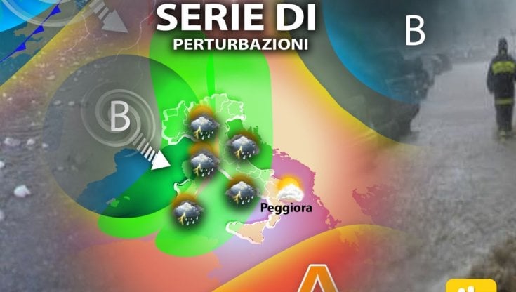 Previsioni meteo: in arrivo temporali e calo delle temperature. Italia a rischio nubifragi 