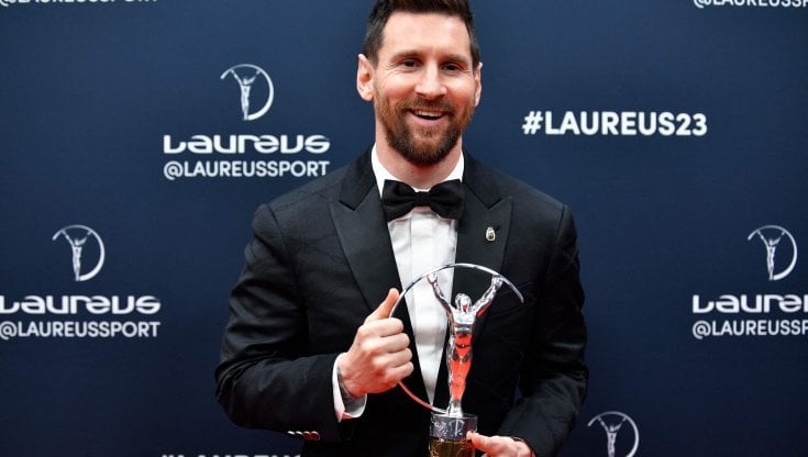 Lionel Messi premiato ai Laureus Awards