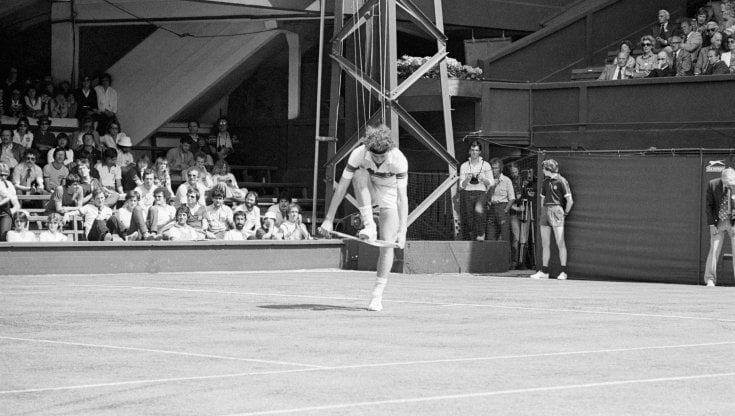 John McEnroe nel 1981 a Wimbledon