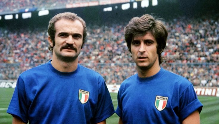L'interista Mazzola e il milanista Rivera compagni in Nazionale