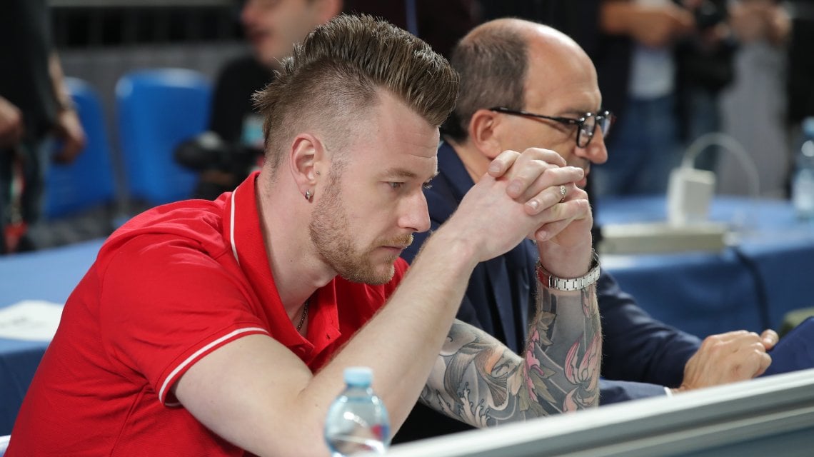 Ivan Zaytsev in tribuna