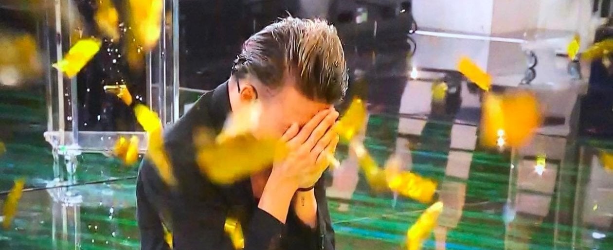 La commozione di Mattia dopo la vittoria ad "Amici 2023"
