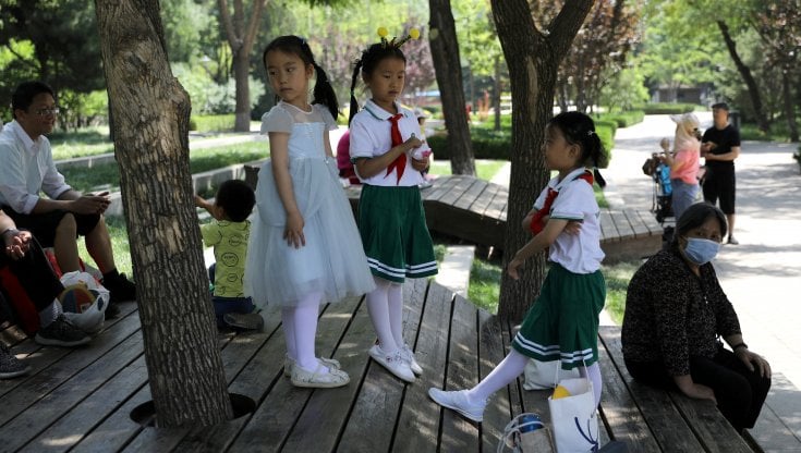 Un parco giochi a Pechino
