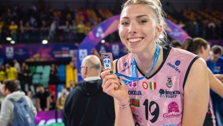 Sarah Fahr, 21 anni, centrale di Conegliano e dell'Italia