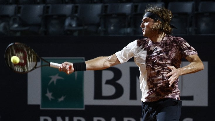 Tsitsipas ieri notte contro Musetti