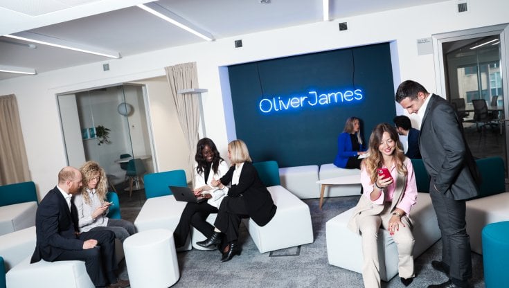 I nuovi uffici di Oliver James, a Milano