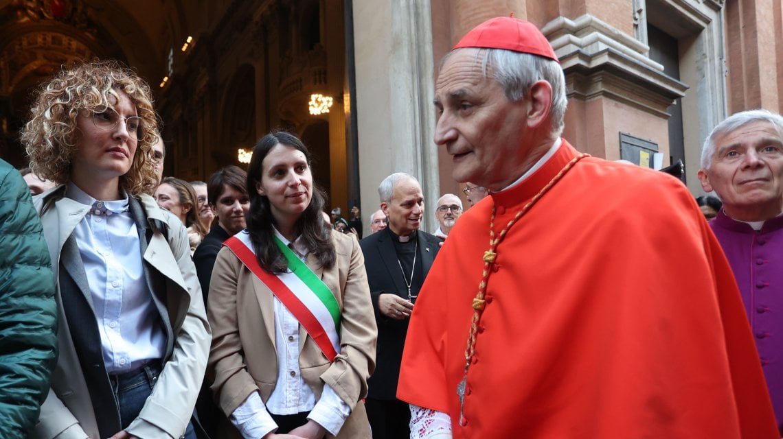 Il cardinale Matteo Zuppi, arcivescovo di Bologna e presidente della Cei