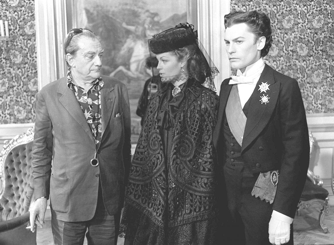 Con Romy Schneider e Visconti sul set