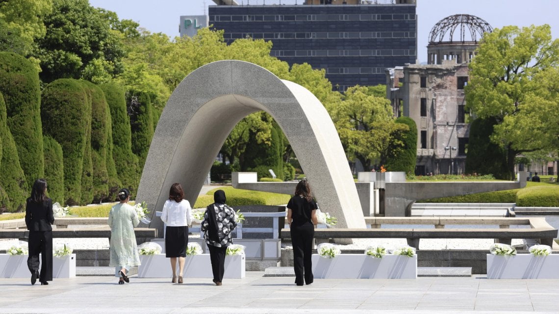 Il Parco del Memoriale della pace a Hiroshima