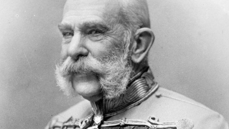 L'imperatore d'Austria e re d'Ungheria Francesco Giuseppe I nel 1903