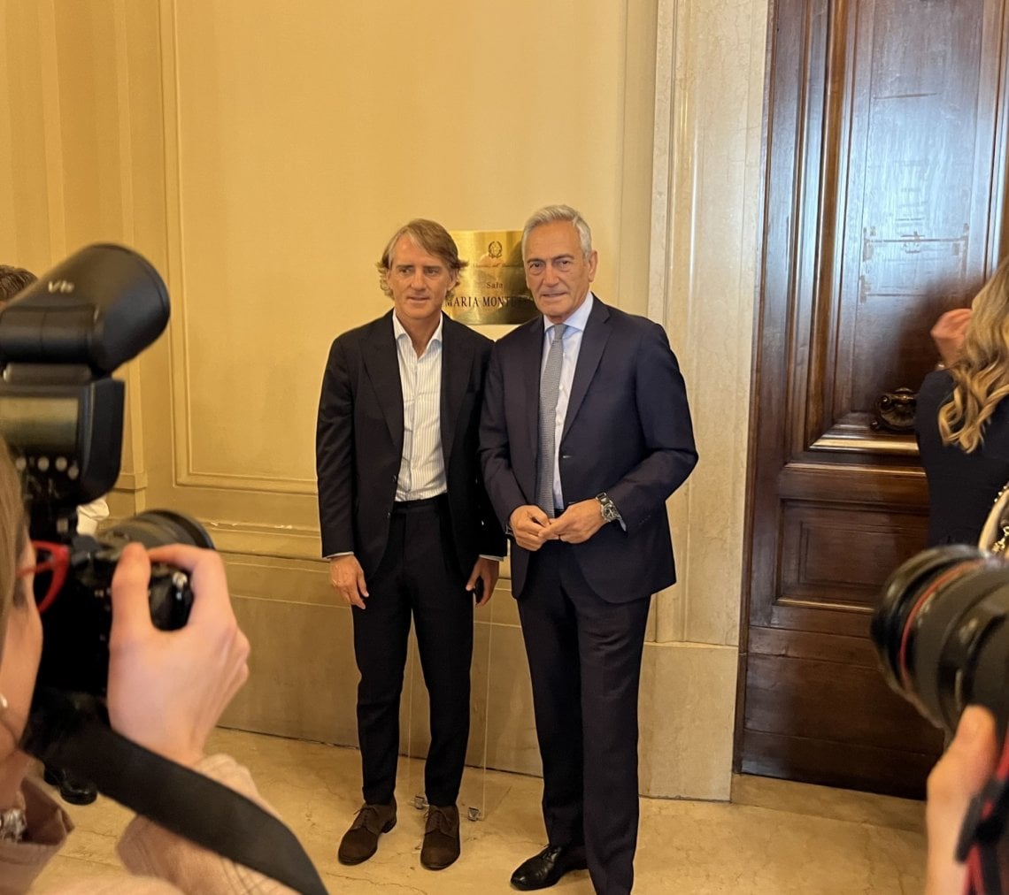 Mancini e Gravina