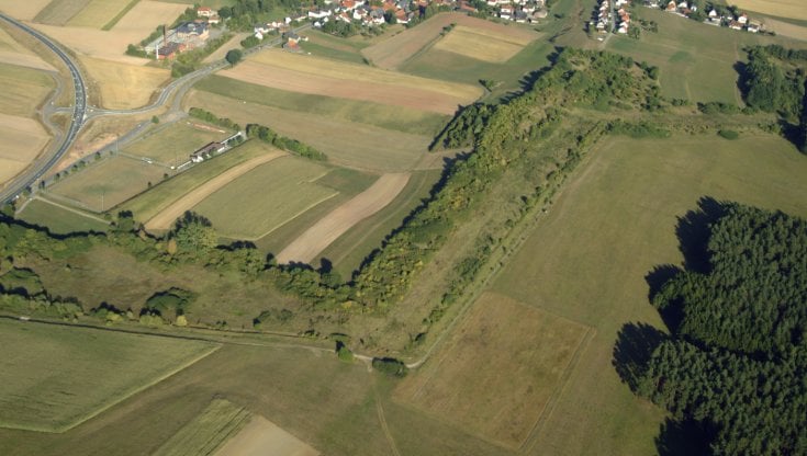 Un tratto della Green Belt visto dall'alto. Foto di Klaus Leidorf