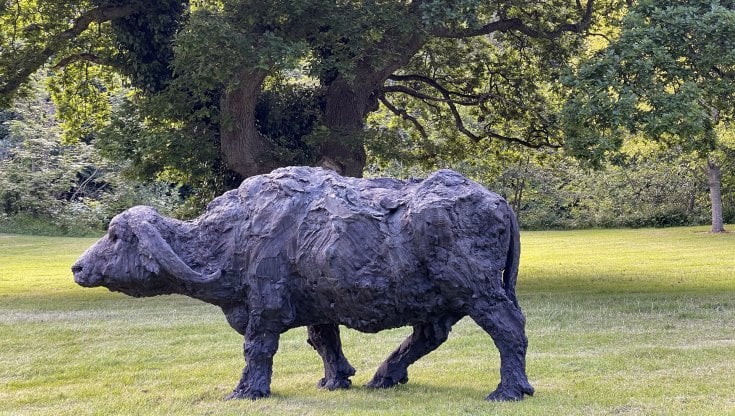 Una delle sculture di Rivalta in mostra a Dublino