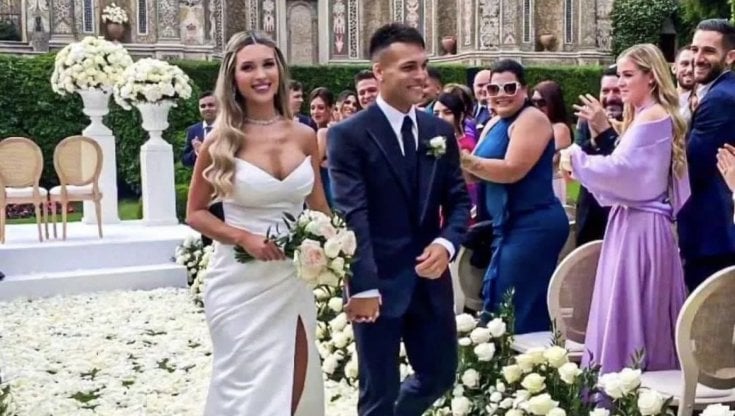 Agustina Gandolfo e Lautaro Martinez
