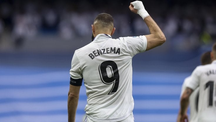 Karim Benzema, centravanti del Real Madrid e Pallone d'Oro 2022